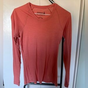 Smartwool Women's Vibrant Coral Long Sleeve Tee